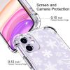 imagefor iPhone 11 Pro Max Case with Screen Protector  Stylish Elegant Floral Design on Soft Clear TPU  Slim Fit Protective Phone Cover for Women and Girls  Purple LavenderTiny White