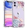 imagefor iPhone 11 Pro Max Case with Screen Protector  Stylish Elegant Floral Design on Soft Clear TPU  Slim Fit Protective Phone Cover for Women and Girls  Purple LavenderBeautiful Blossoms