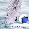 imagefor iPhone 11 Pro Max Case with Screen Protector  Stylish Elegant Floral Design on Soft Clear TPU  Slim Fit Protective Phone Cover for Women and Girls  Purple LavenderBlooming Floral Flower