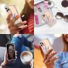imagefor iPhone 11 Pro Max Case with Screen Protector  Stylish Elegant Floral Design on Soft Clear TPU  Slim Fit Protective Phone Cover for Women and Girls  Purple LavenderPurple Lavender