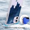 imagefor iPhone 11 Pro Max Case with Screen Protector  Stylish Elegant Floral Design on Soft Clear TPU  Slim Fit Protective Phone Cover for Women and Girls  Purple LavenderBlue Painting
