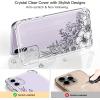 imagefor iPhone 11 Pro Max Case with Screen Protector  Stylish Elegant Floral Design on Soft Clear TPU  Slim Fit Protective Phone Cover for Women and Girls  Purple LavenderBeautiful Tiny Floral Flower