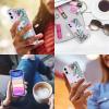 imagefor iPhone 11 Pro Max Case with Screen Protector  Stylish Elegant Floral Design on Soft Clear TPU  Slim Fit Protective Phone Cover for Women and Girls  Purple LavenderCactus in Flower