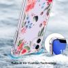 imagefor iPhone 11 Pro Max Case with Screen Protector  Stylish Elegant Floral Design on Soft Clear TPU  Slim Fit Protective Phone Cover for Women and Girls  Purple LavenderBeautiful Flowers
