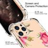 imagefor iPhone 11 Pro Max Case with Screen Protector  Stylish Elegant Floral Design on Soft Clear TPU  Slim Fit Protective Phone Cover for Women and Girls  Purple LavenderBlossom Florals