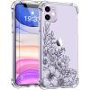 imagefor iPhone 11 Pro Max Case with Screen Protector  Stylish Elegant Floral Design on Soft Clear TPU  Slim Fit Protective Phone Cover for Women and Girls  Purple LavenderBeautiful Tiny Floral Flower