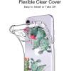 imagefor iPhone 11 Pro Max Case with Screen Protector  Stylish Elegant Floral Design on Soft Clear TPU  Slim Fit Protective Phone Cover for Women and Girls  Purple LavenderCactus in Flower