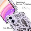 imagefor iPhone 11 Pro Max Case with Screen Protector  Stylish Elegant Floral Design on Soft Clear TPU  Slim Fit Protective Phone Cover for Women and Girls  Purple LavenderMagic Items