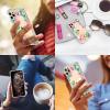imagefor iPhone 11 Pro Max Case with Screen Protector  Stylish Elegant Floral Design on Soft Clear TPU  Slim Fit Protective Phone Cover for Women and Girls  Purple LavenderYellow Pink