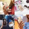imagefor iPhone 11 Pro Max Case with Screen Protector  Stylish Elegant Floral Design on Soft Clear TPU  Slim Fit Protective Phone Cover for Women and Girls  Purple LavenderBlooming Floral Flower