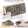 imagefor iPhone 11 Pro Max Case with Screen Protector  Stylish Elegant Floral Design on Soft Clear TPU  Slim Fit Protective Phone Cover for Women and Girls  Purple LavenderBeautiful Leopard