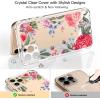 imagefor iPhone 11 Pro Max Case with Screen Protector  Stylish Elegant Floral Design on Soft Clear TPU  Slim Fit Protective Phone Cover for Women and Girls  Purple LavenderBeautiful Flowers
