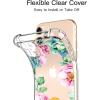 imagefor iPhone 11 Pro Max Case with Screen Protector  Stylish Elegant Floral Design on Soft Clear TPU  Slim Fit Protective Phone Cover for Women and Girls  Purple LavenderYellow Pink