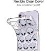 imagefor iPhone 11 Pro Max Case with Screen Protector  Stylish Elegant Floral Design on Soft Clear TPU  Slim Fit Protective Phone Cover for Women and Girls  Purple LavenderAliens