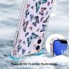 imagefor iPhone 11 Pro Max Case with Screen Protector  Stylish Elegant Floral Design on Soft Clear TPU  Slim Fit Protective Phone Cover for Women and Girls  Purple LavenderButterflies