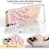 imagefor iPhone 11 Pro Max Case with Screen Protector  Stylish Elegant Floral Design on Soft Clear TPU  Slim Fit Protective Phone Cover for Women and Girls  Purple LavenderCherry Blossom