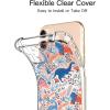 imagefor iPhone 11 Pro Max Case with Screen Protector  Stylish Elegant Floral Design on Soft Clear TPU  Slim Fit Protective Phone Cover for Women and Girls  Purple LavenderColorful Dinosaurs