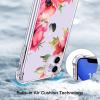 imagefor iPhone 11 Pro Max Case with Screen Protector  Stylish Elegant Floral Design on Soft Clear TPU  Slim Fit Protective Phone Cover for Women and Girls  Purple LavenderBlossom Florals