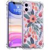 imagefor iPhone 11 Pro Max Case with Screen Protector  Stylish Elegant Floral Design on Soft Clear TPU  Slim Fit Protective Phone Cover for Women and Girls  Purple LavenderBlooms Floral Flower