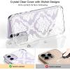 imagefor iPhone 11 Pro Max Case with Screen Protector  Stylish Elegant Floral Design on Soft Clear TPU  Slim Fit Protective Phone Cover for Women and Girls  Purple LavenderElegant White Floral Flower