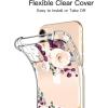 imagefor iPhone 11 Pro Max Case with Screen Protector  Stylish Elegant Floral Design on Soft Clear TPU  Slim Fit Protective Phone Cover for Women and Girls  Purple LavenderWhite Purple