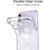 imagefor iPhone 11 Pro Max Case with Screen Protector  Stylish Elegant Floral Design on Soft Clear TPU  Slim Fit Protective Phone Cover for Women and Girls  Purple LavenderTiny White