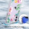 imagefor iPhone 11 Pro Max Case with Screen Protector  Stylish Elegant Floral Design on Soft Clear TPU  Slim Fit Protective Phone Cover for Women and Girls  Purple LavenderYellow Pink