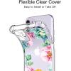 imagefor iPhone 11 Pro Max Case with Screen Protector  Stylish Elegant Floral Design on Soft Clear TPU  Slim Fit Protective Phone Cover for Women and Girls  Purple LavenderYellow Pink