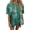 imageWomens Oversized T Shirts Graphic Tees Summer Short Sleeve Casual Loose Crewneck Basic Tunic Tops Trendy 2025Teal
