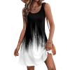 imageWomens Summer Dress 2025 Sleeveless Floral Boho Sundress Swimsuit Coverup Casual Loose Beach Vacation Tank DressesMulticolor 15