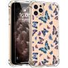 imagefor iPhone 11 Pro Max Case with Screen Protector  Stylish Elegant Floral Design on Soft Clear TPU  Slim Fit Protective Phone Cover for Women and Girls  Purple LavenderButterflies