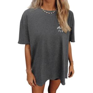 imageWomens Oversized T Shirts Graphic Tees Summer Short Sleeve Casual Loose Crewneck Basic Tunic Tops Trendy 2025Grey1