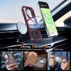 imageUpgraded Magnetic for iPhone 15 Pro Max Case with Builtin KickstandScreen Protector IncludedWireless Charging Compatible21ft Drop TestedSlim Fit Translucent Matte Acrylic  BlueWine Red w Camera Cover