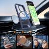 imageUpgraded Magnetic for iPhone 15 Pro Max Case with Builtin KickstandScreen Protector IncludedWireless Charging Compatible21ft Drop TestedSlim Fit Translucent Matte Acrylic  BlueBlue w Kickstand