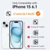 imageUpgraded Magnetic for iPhone 15 Pro Max Case with Builtin KickstandScreen Protector IncludedWireless Charging Compatible21ft Drop TestedSlim Fit Translucent Matte Acrylic  BlueBlue w Camera Cover