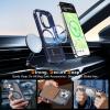 imageUpgraded Magnetic for iPhone 15 Pro Max Case with Builtin KickstandScreen Protector IncludedWireless Charging Compatible21ft Drop TestedSlim Fit Translucent Matte Acrylic  BlueBlue w Camera Cover