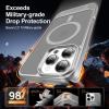 imageUpgraded Magnetic for iPhone 15 Pro Max Case with Builtin KickstandScreen Protector IncludedWireless Charging Compatible21ft Drop TestedSlim Fit Translucent Matte Acrylic  BlueSilver w Kickstand
