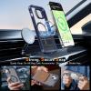 imageUpgraded Magnetic for iPhone 15 Pro Max Case with Builtin KickstandScreen Protector IncludedWireless Charging Compatible21ft Drop TestedSlim Fit Translucent Matte Acrylic  BlueBlue w Camera Cover