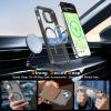 imageUpgraded Magnetic for iPhone 15 Pro Max Case with Builtin KickstandScreen Protector IncludedWireless Charging Compatible21ft Drop TestedSlim Fit Translucent Matte Acrylic  BlueGrey w Camera Cover