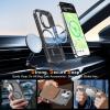 imageUpgraded Magnetic for iPhone 15 Pro Max Case with Builtin KickstandScreen Protector IncludedWireless Charging Compatible21ft Drop TestedSlim Fit Translucent Matte Acrylic  BlueGrey w Camera Cover