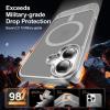 imageUpgraded Magnetic for iPhone 15 Pro Max Case with Builtin KickstandScreen Protector IncludedWireless Charging Compatible21ft Drop TestedSlim Fit Translucent Matte Acrylic  BlueSilver w Kickstand