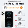 imageUpgraded Magnetic for iPhone 15 Pro Max Case with Builtin KickstandScreen Protector IncludedWireless Charging Compatible21ft Drop TestedSlim Fit Translucent Matte Acrylic  BlueBlue w Camera Cover