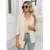 imageWomens Dressy Casual Blouses Sleeveless V Neck Ruffle Tank Tops 2025 Trendy Summer Ladies Business Work ShirtsBeige