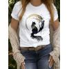 imageWomens Short Sleeve T Shirts Graphic Tees Crewneck Casual Loose 2025 Summer Boho TopsCat2