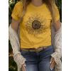 imageWomens Short Sleeve T Shirts Graphic Tees Crewneck Casual Loose 2025 Summer Boho TopsFlower7
