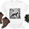 imageWomens Short Sleeve T Shirts Graphic Tees Crewneck Casual Loose 2025 Summer Boho TopsFox1