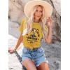 imageWomens Short Sleeve T Shirts Graphic Tees Crewneck Casual Loose 2025 Summer Boho TopsPattern19
