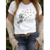 imageWomens Short Sleeve T Shirts Graphic Tees Crewneck Casual Loose 2025 Summer Boho TopsTree