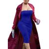 imageKaximil Womens Sexy Bodycon Strapless Midi Club Tube Dress Basic Casual DressesRoyal Blue