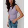 imageTrendy Queen Women Going Out Summer Tank Tops Spring Casual Basic Cute 2025 Sleeveless Shirt Vacation Fashion Outfit ClothesPurple